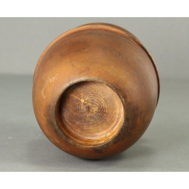 18th / 19th C. Treen Ware Pounce Pot Sander Turned & Carved For Sale - Image 11 of 18