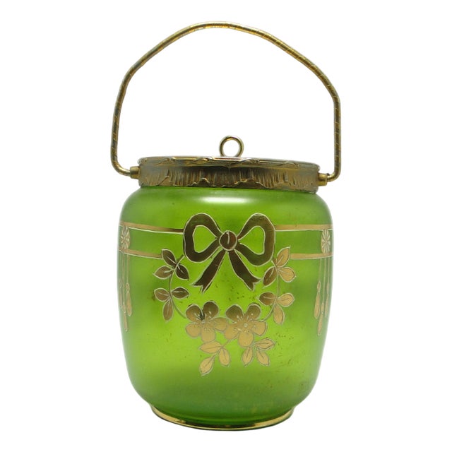 German Art Nouveau Biscuit Box, 1890s For Sale