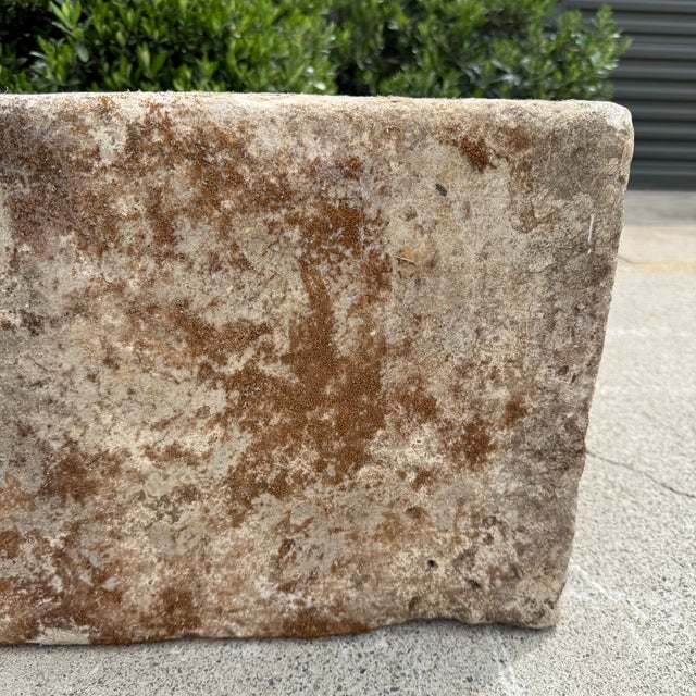 Stone Antique Limestone Trough 51626f 25.5"w For Sale - Image 7 of 8