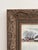 Vintage Original Oil Painting on Board – Snowy Farm and Barn Winter Landscape – Ornate Frame For Sale - Image 9 of 17