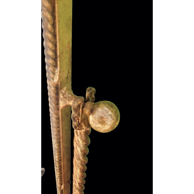 Elevate your dressing room, bedroom, or entryway with this stunning vintage Italian Hollywood Regency cheval standing...