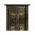 Chinese 1980s Chinese Vintage Distressed Color Scenery Graphic Dresser Cabinet For Sale - Image 3 of 6