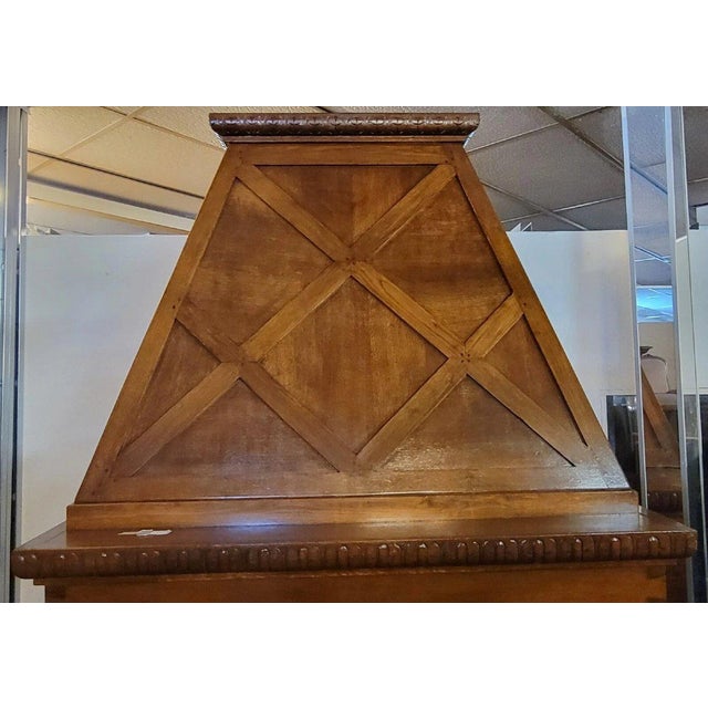 19th Century 19th Century Architectural Fireplace in Wood For Sale - Image 5 of 6
