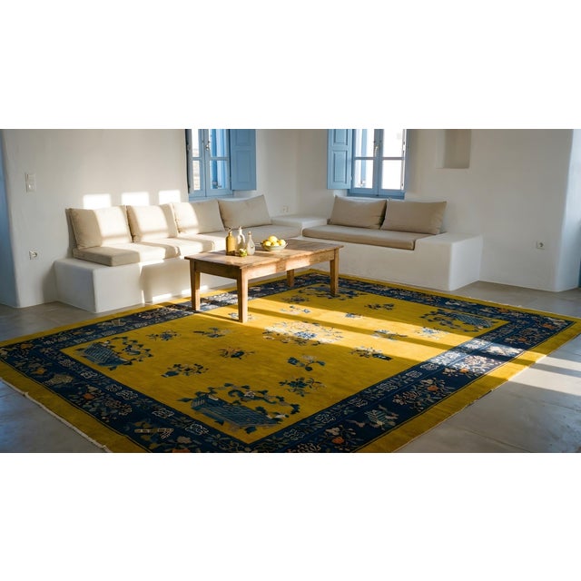 Early 20th Century Chinese Peking Carpet ( 10' x 13'6" - 305 x 412 ) For Sale - Image 12 of 14