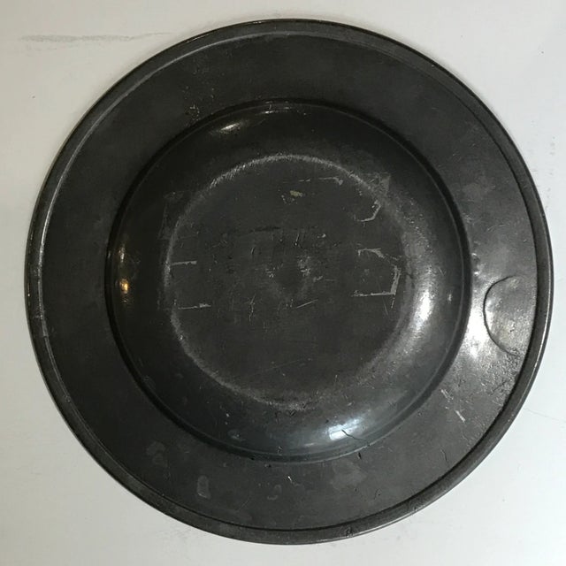 Antique pewter dish/plate. this could be used for almost anyting but I like using petwer of this size for small elegant...