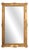 Antique Louis Philippe Gold Leaf Rectangular Wall Mirror with Avec Floral Motifs, 19th Century For Sale