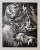 Figurative Vintage Original Woodblock Print "Affection" by Dan Burne Jones 1930 For Sale - Image 3 of 5