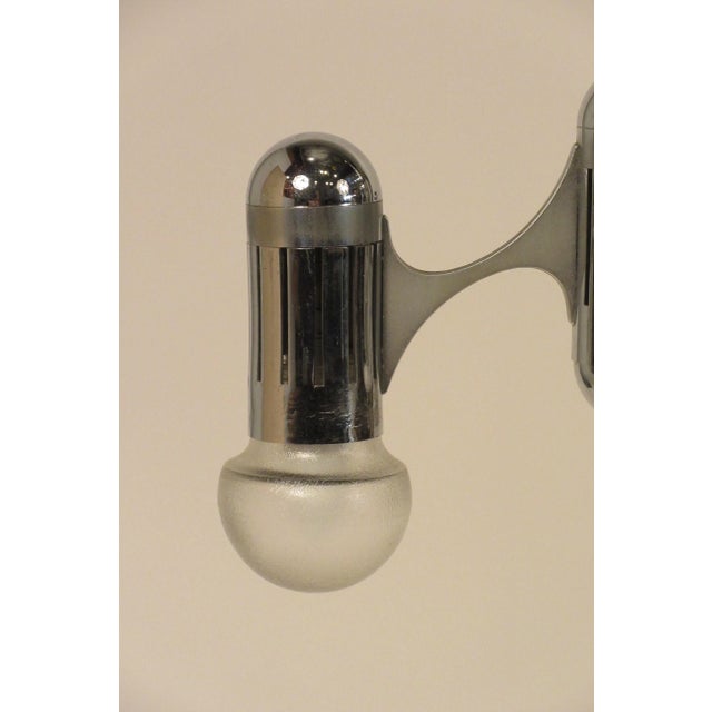 1970s Chrome Machine Age Style Fixture For Sale - Image 11 of 13