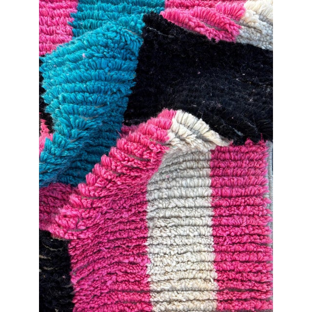 2020s Moroccan Pink Runner Rug , Living Room Runner Rug For Sale - Image 5 of 8