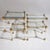 Coffee Tables in Acrylic Glass and Brass, Italy, Late 20th Century, Set of 2 For Sale - Image 3 of 12