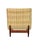 1950s Jens Risom Club Lounge Chair With Walnut Frame For Sale - Image 6 of 13