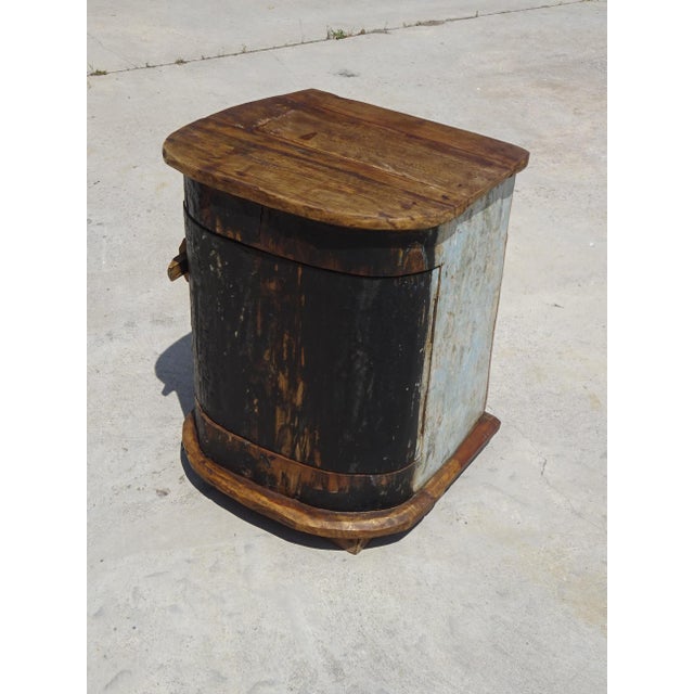 Small Cabinet in Canoe Wood and Teak, 2000s For Sale - Image 12 of 18