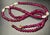 1980s 14k Gold Rhodolite Garnet Gemstone With Cultured Pearls 18" For Sale In South Bend - Image 6 of 6