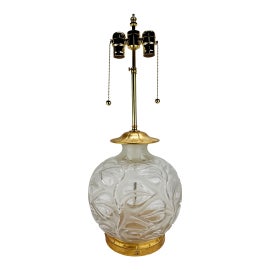 Example of René Lalique Table Lamps
