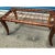 Mid Century Modern Walnut Klismos Ottomans. - Pair For Sale - Image 4 of 6