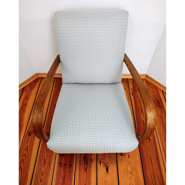 Armchair attributed to Jendrich Halabala for Up Závody, Former Czechoslovakia, 1950s For Sale - Image 5 of 11