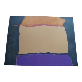 1970s Theodoros Stamos Infinity Field Screen Print - Signed & Numbered For Sale