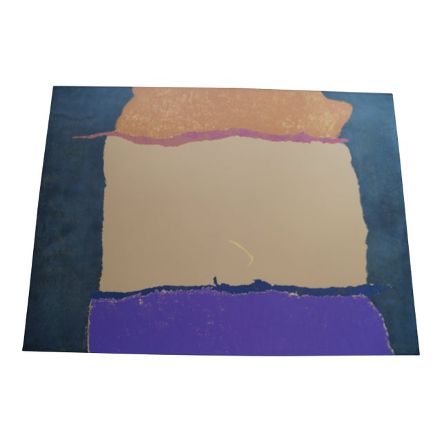 1970s Theodoros Stamos Infinity Field Screen Print - Signed & Numbered For Sale