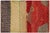Contemporary Balochi Red/Gray Wool Rug - 3'2''x4'10'' For Sale - Image 10 of 11