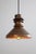 1960s Vintage Danish Industrial Pendant Lamp in Copper, 1960s For Sale - Image 5 of 8