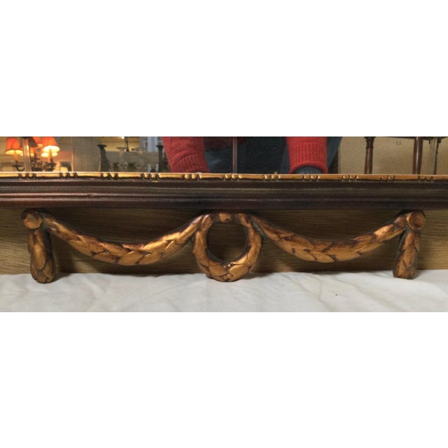 Late 20th Century Etched Giltwood Mirror For Sale - Image 10 of 12