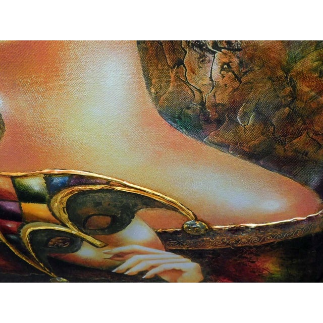 Alexandru Darida"Carnevaledi Venezia"Embellished Giclee H. Signed For Sale - Image 9 of 11