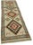 Textile Beige Bohemian Runner Rug For Sale - Image 7 of 7