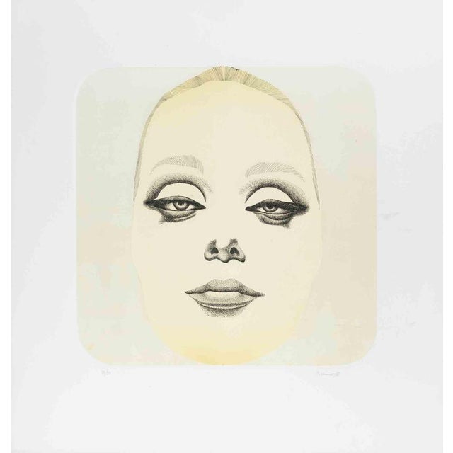 1970s Giacomo Porzano, Superissima, 1971, Etching For Sale - Image 5 of 5