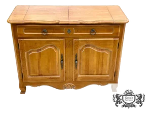 Vtg. Maple Ethan Allen Country French Style Flip Top Bar/Server Cabinet