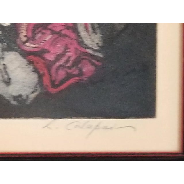 Black The Erl King by Letterio Calapai - Print Etching and Aquatint For Sale - Image 8 of 12