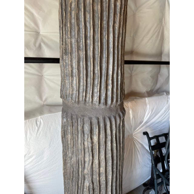 Global Views Andre Totem in Dark Gray For Sale In Boston - Image 6 of 7