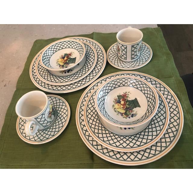 Basket Garden Serving Dishes By Villeroy Boch 5 Piece Place Setting Chairish