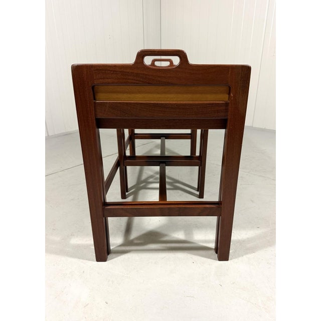 Skaraborgs Möbelindustri Teak Nesting Tables, Sweden, 1960s, Set of 3 For Sale - Image 9 of 15