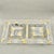This elegant Mid Century Modern divided serving dish features the iconic "Golden Butterflies" pattern by celebrated...