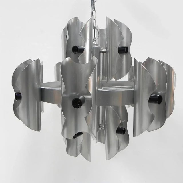 Large Vintage Hanging Lamp with 16 Light Points For Sale - Image 18 of 18