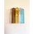 Blue Multicolored Squares Bark Murano Glass Wall Sconces by Simoeng, Set of 2 For Sale - Image 8 of 9