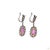 Metal 2.04 Carat Old European Cut Diamond Ruby Gold Earrings, A Pair For Sale - Image 7 of 9