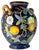 Large 16+ In. Villa Bellagio Majolica Orcio Cobalt Blue Fruit Double-Handled Jug Urn Vase For Sale - Image 10 of 18