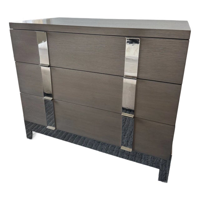 Modern Three-Drawer Chest For Sale