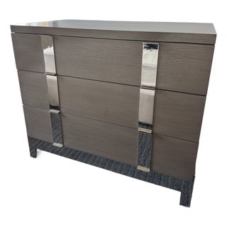 Pair of Modern Three-Drawer Chests For Sale
