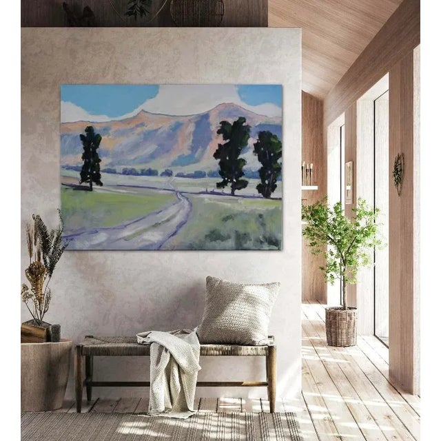 Modern Impressionist Landscape (Large Oil Painting) For Sale - Image 12 of 12