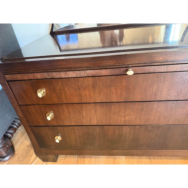 1990s 1990s Barbara Barry Tuxedo Nightstands, 2 Pieces For Sale - Image 5 of 13