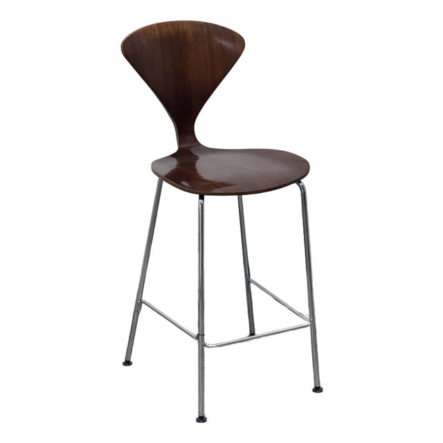 Cherner Chair Company Walnut Counter Stool For Sale