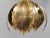 Gold Large Brutalist Hanging Lamp by Svend Aage Holm Sørense, 1960s For Sale - Image 8 of 18