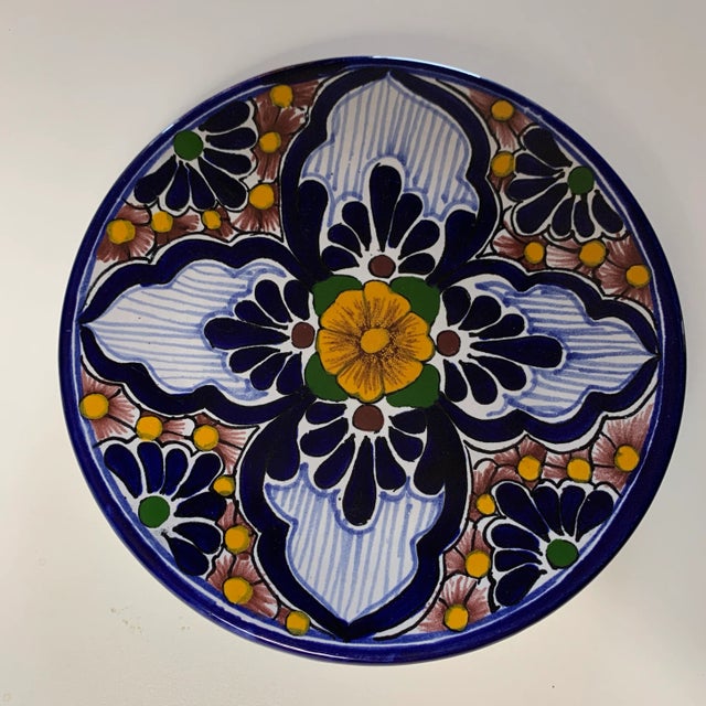 Mexican Mexican Redware Plate For Sale - Image 3 of 3