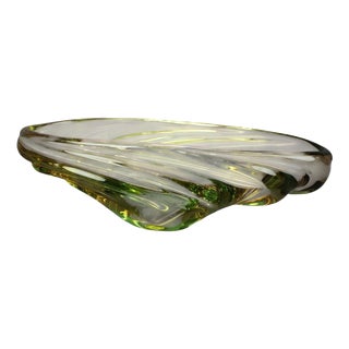 Andromeda Glass Bowl by Jaroslav Beránek for Skrdlovice, Czechoslovakia, 1950 For Sale