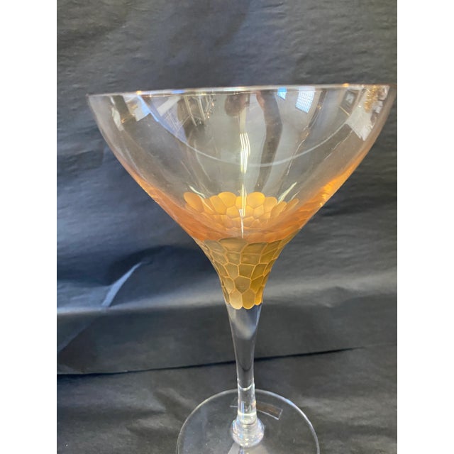 Kim Seybert Contemporary Kim Seybert Paillete Design Stemware- Set of 16 For Sale - Image 4 of 8