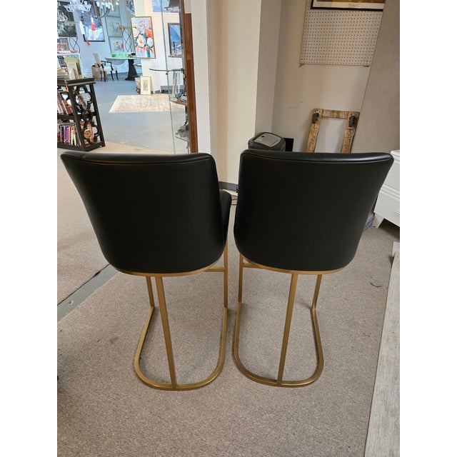Contemporary Restoration Hardware Bar Stools For Sale - Image 3 of 6