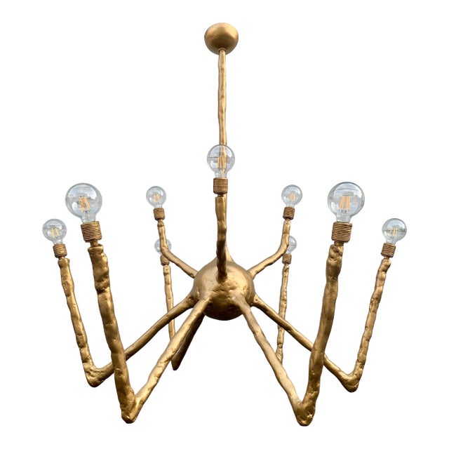 Brutalist Style Sputnik Chandelier For Sale