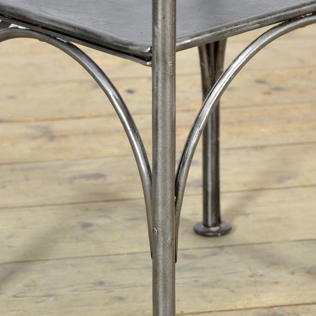 Early 20th Century Iron Bedside Table, 1910s For Sale - Image 5 of 8